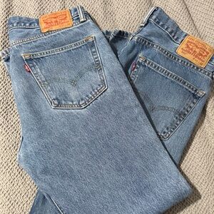 2 Pair LEVIS 505 Men’s Jeans - Size 34 x 32